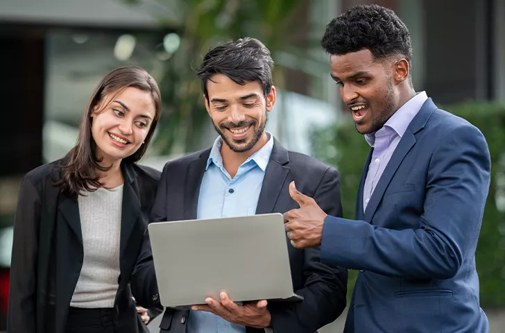 Team hands stacked in unity